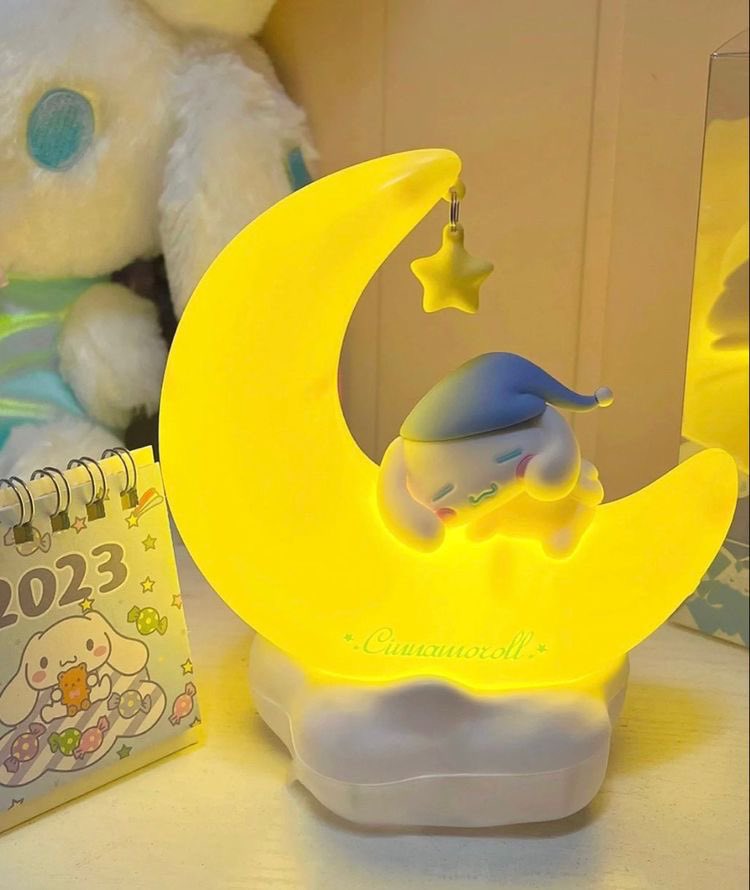sanriodaily's tweet photo. sleepy cinnamoroll lamp 💫 https://t.co/LhCnsFi84a