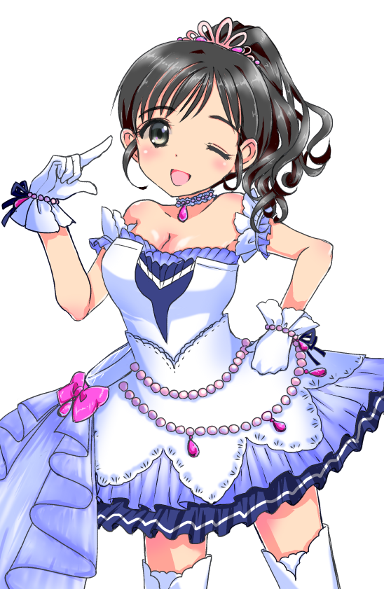 「だいぶ前にご依頼で描いた絵(を加工した)んですけど、その時に「16歳になった福山」|くるみるみ🐱5/5コミティア に12a🌸創作漫画『はなにあらし』月曜更新のイラスト