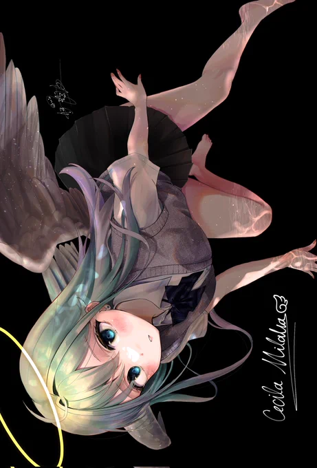 固ツイ定期こんな絵描いてますよーっ 