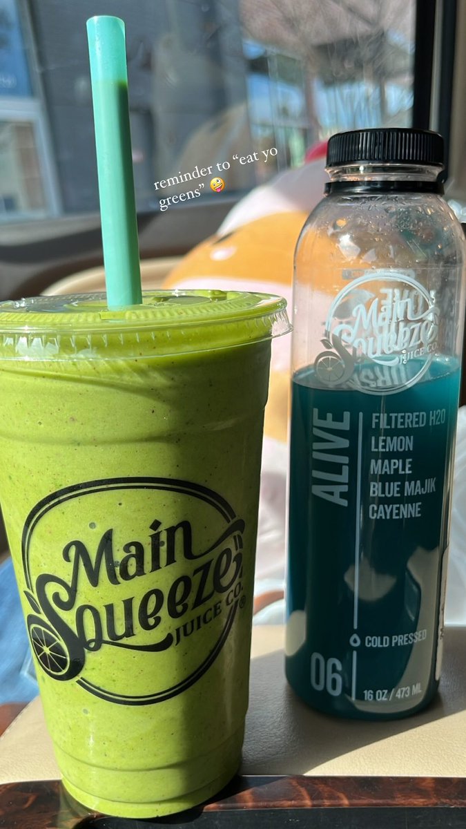 I could spend every single one of my dollars on the “Plant Power”smoothie at @mainsqzjuiceco 10/10