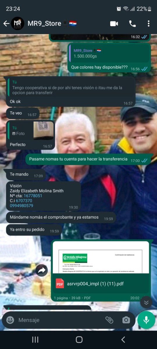 maZa_1010's tweet photo. @Natcentu @Danymacica Me ayudan con sus Rt para ayudar tb a personas que tb fueron estafadas por una Pagina supuestamente seria desde Julio del 2022 me tenia hasta que me canse y me daba vueltas para poder solucionar yo le había transferido 900 mil en total y jamas me devolvio https://t.co/RUGaD7WoVS