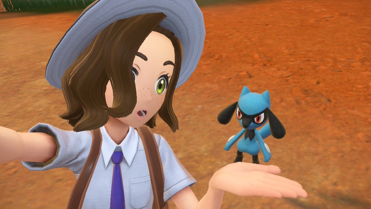 LOOK ITS A BABY AHHHHHH

also if you ever need some serotonin please watch riolu run, you’re welcome #PokemonViolet