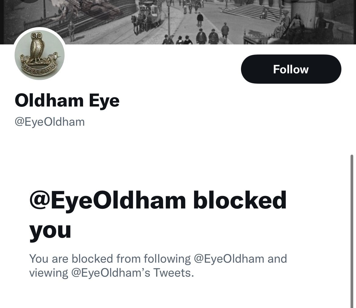 OldhamSpy's tweet photo. Something I said? #Oldham #Racism https://t.co/GXYFCbKhRs