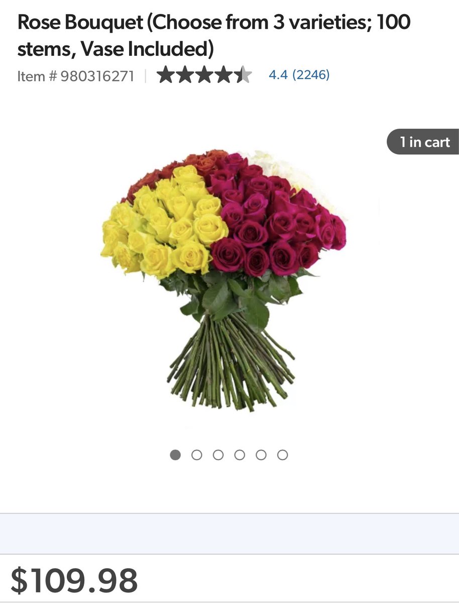 Sam's Club has 100 rose bouquets for $100. if you love her buy her flowers for Valentines day 🤝🏻