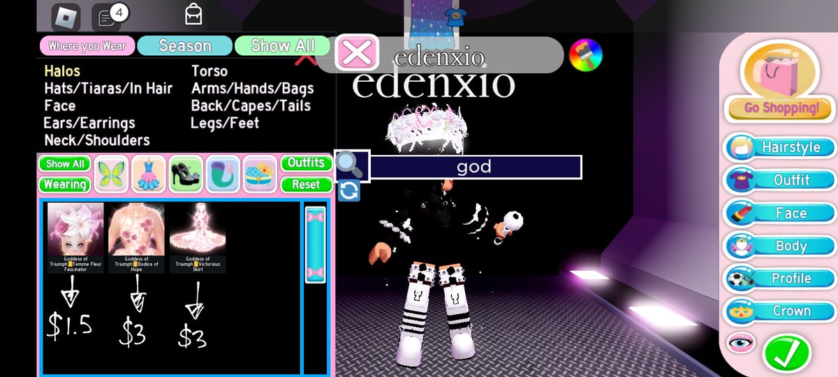 edenxio's tweet photo. Trading halos and got item for cashapp!!
>Proofs on pinned. Only going first if have LOTS of proofs, especially in irl $$. Otherwise using mm💖

#royalehigh #royalehightrade #royalehightrades #royalehightrading #royalehighhalos #royalehightradings halo selling og rhd

More info⬇️ https://t.co/BsrX4bL4Wn