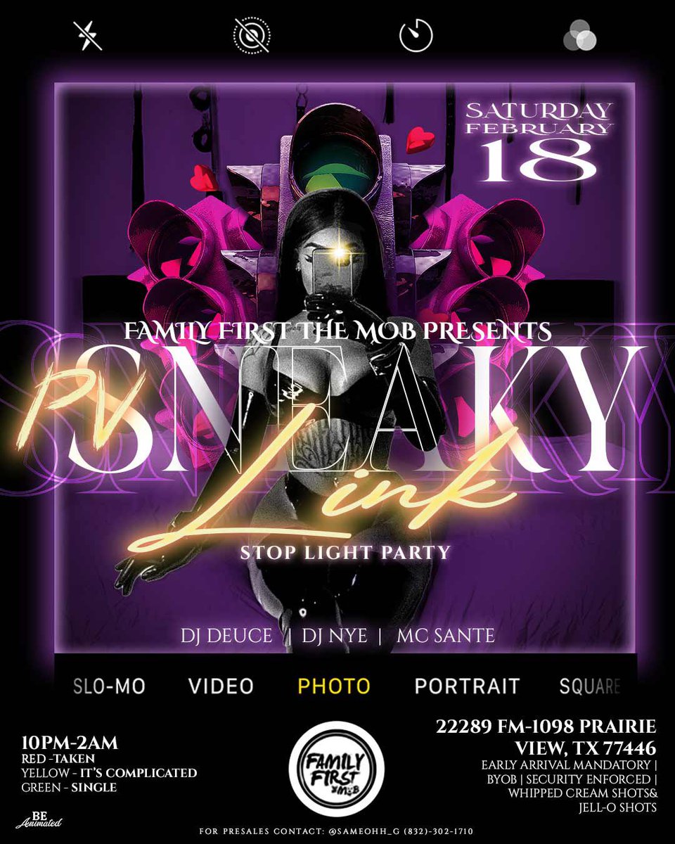 SameOhh_G's tweet photo. I Hope Y'all Ready To Experience Something New

#PvSneakyLink 
Stop Light Party

Red - Go Crazy 😝
Yellow - Go Stupid 😜
Green - Totally Wicked 🤪

#FamilyFirstTheMob https://t.co/mLXek8OVE8