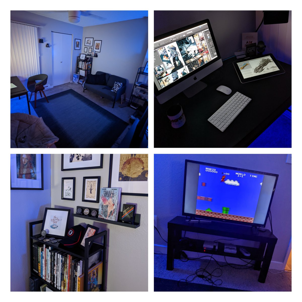 chris_northrop's tweet photo. New home office. Only the necessities. #production #producing #magneticpress #horriblefuture #1985games https://t.co/crHgjCY8E2