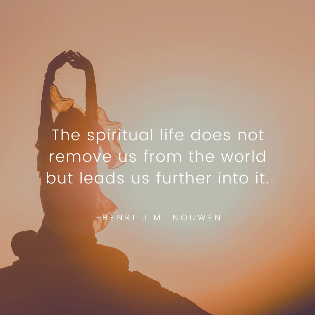InnovativeCrys1's tweet photo. "The spiritual life does not remove us from the world but leads us further into it".

- Henri J.M. Nouwen

#inspirationalquote #spiritualquotes #crystalhealing #crystalshop #melbournecrystals https://t.co/akFzHnFFao