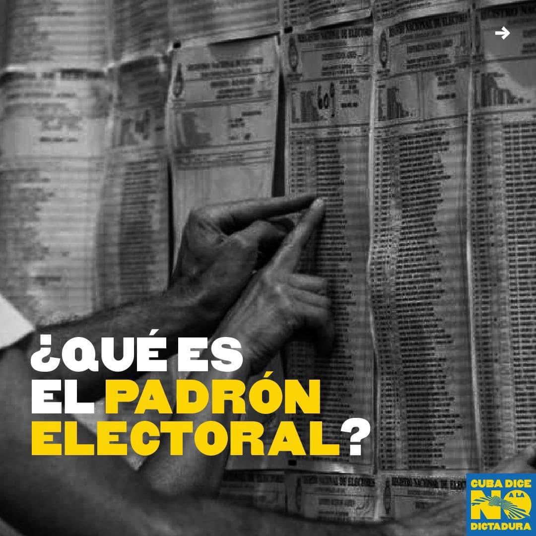 📌 El padrón electoral conforma la lista de ciudadanos que según la autoridad del Estado pueden ejercer el voto. 🧵