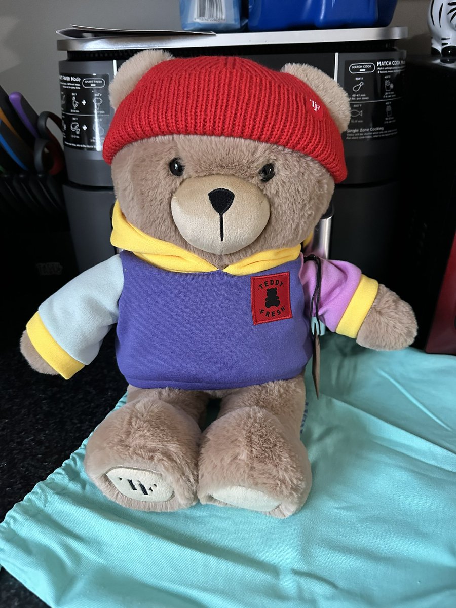 C_deJesus_'s tweet photo. The @teddyfresh bear came out the day my 5month old son had to get tested for Cystic Fibrosis. It was a rough day &amp; I decided I was gonna buy him. My sons test results came back normal &amp; now this bear means so much more to me. @HilaKleinH3 @h3h3productions Thank you. ❤️ https://t.co/oSAzrPVl8U