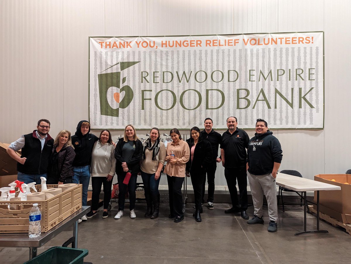 Team had a great time last night at <a href="/refb/">Redwood Empire Food Bank</a>, thanks to all those who volunteered and to Redwood Empire Food Bank for giving us the opportunity to give back.