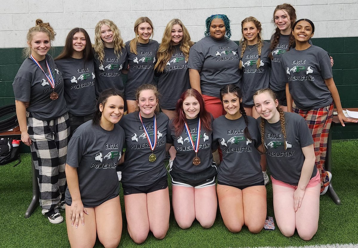 ProsperEaglePL's tweet photo. The Lady Eagle Powerlifters finished 5th in a highly competitive meet last night at THE Prosper High School.  Great job ladies.  #EagleStrong @thswpa @PISD_Athletics https://t.co/xz1Fgc1dZW