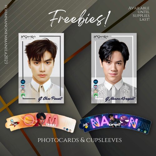 ohmnanonph's tweet photo. OHMNANON Goes To Manila 🇵🇭🎉

" FM CUP SLEEVES &amp; PC  🧋📸 "

Freebies alert 🚨 Get yours and enjoy the event today! 

In collaboration with @ohmnanontrends 💚🫰🏻

#OhmNanonFMManila2023
#ohmnanon #ohmpawat #nanonkorapat https://t.co/0mITVROVwm