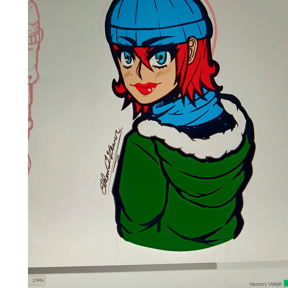 EldenDraws's tweet photo. Working on another #anime #drawing video, this one will come a week after the #Vtuber video I will be posting tomorrow. https://t.co/3N57X3nlpK