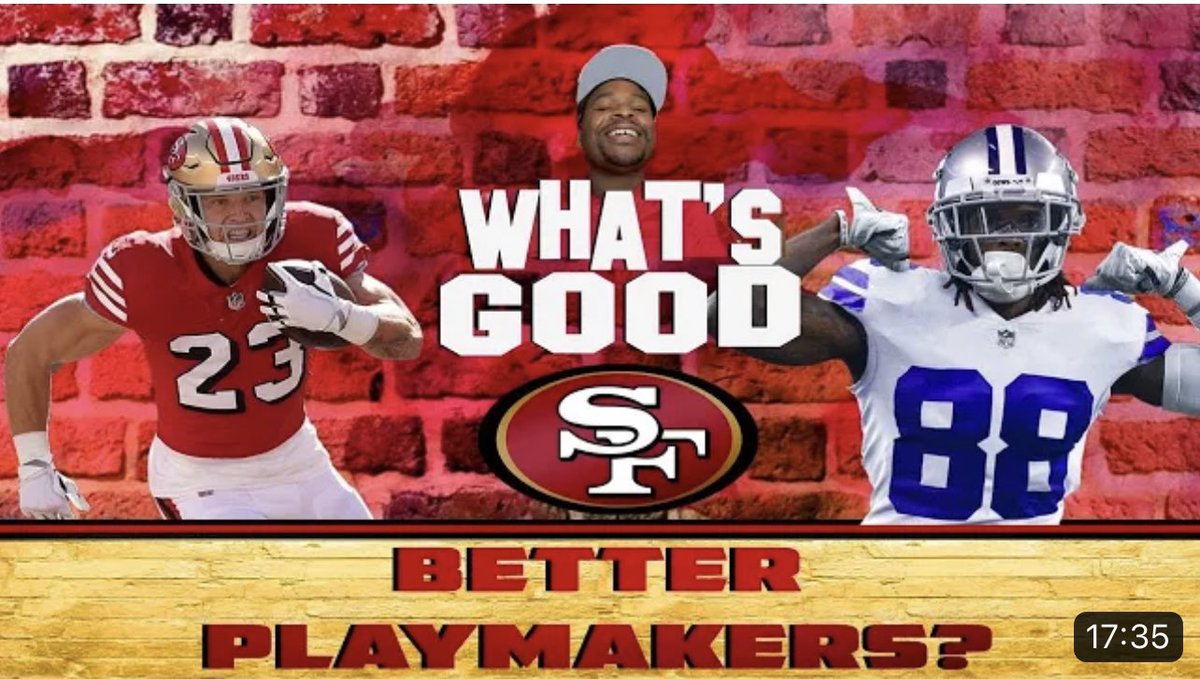 JintheBay49's tweet photo. What’s Goooood Faithful! Check out J’s preview of the upcoming game between our #49ers vs #cowboys! Shout out to the @49ersCutback 
#nfl #NFLPlayoffs #bangbangninergang #FTTB #sf49ers #jinthebay #whatsgoooood #BayArea #dabay #bayareabuzz 

Tap in 👇🏿

https://t.co/64hq31U3Lf https://t.co/d7xlLYdhZq
