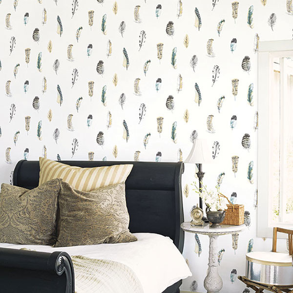 It's fancy feathers alright. Wallpapers that have been inspired by Native American icons like feathers & fabrics.
Fancy Feathers Global Fusion Wallpaper G56402 #wallpaperpeeps #thewallpaperpeople #wallcovering #Wallpaper #GalerieWallpaper #GlobalFusion bit.ly/2BwMU6m