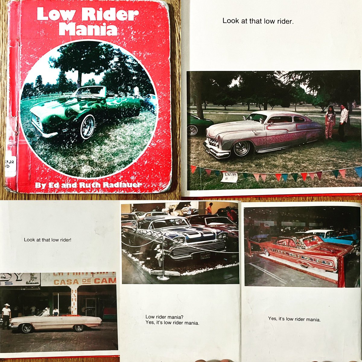 👀 A very RARE children’s book featuring Lowriders! Printed 1982 📖 Anyone recognize a few of these cars?
 #Lowrider #childrensbooks #education #CruisingIsNotACrime  @latinomuseum  @uslatinomuseum #indie #filmfestival @filmfreeway #documentary #representationmatters  @theacademy