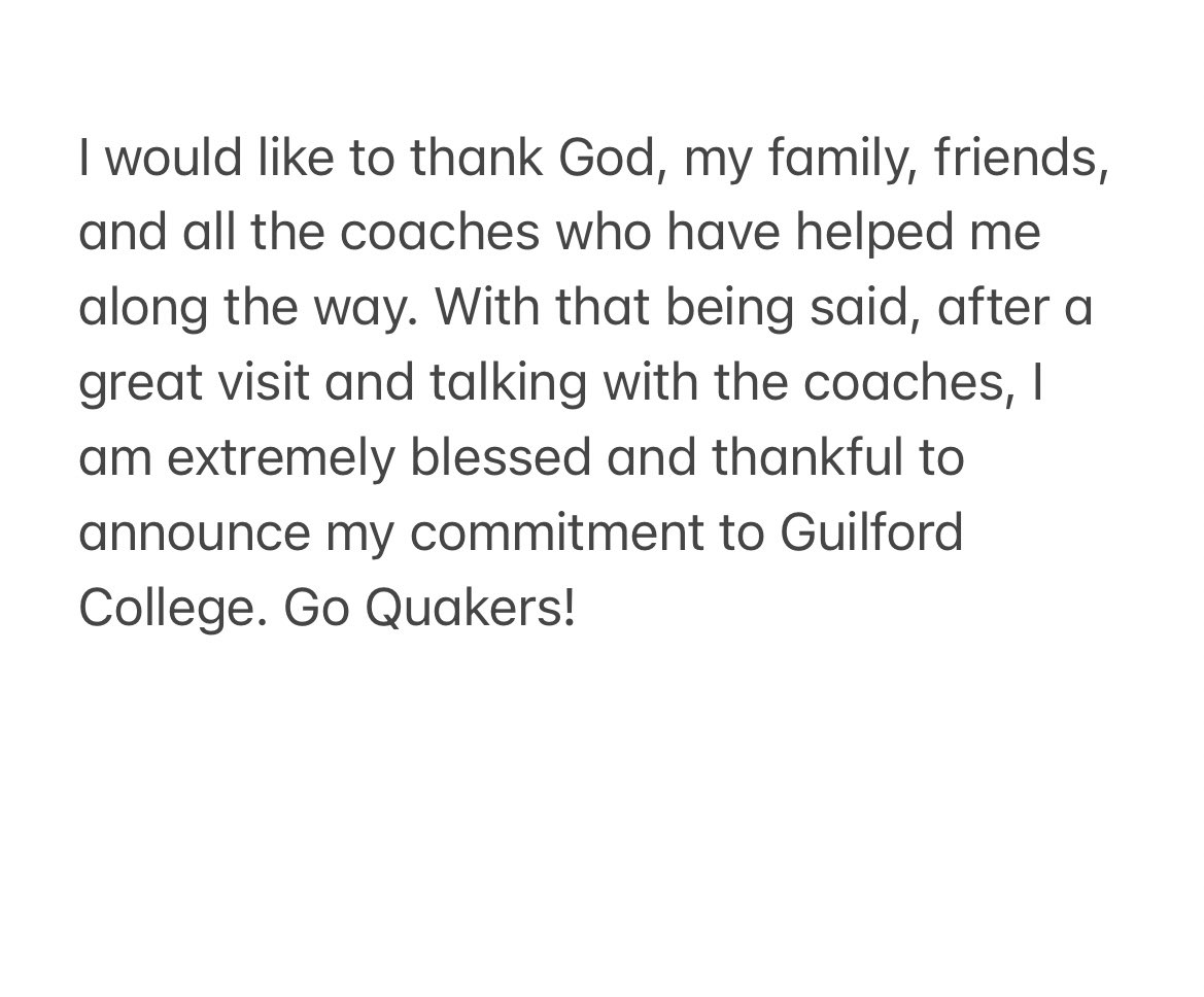 KonradHenderson's tweet photo. Committed to Guilford!! @CoachDavisGC @FloarsRandy @tcov42 @_CoachKJones @_DavidStadler @JerrodtheBest21 @CoachBowen_ @CoachMaloneFB @bharton20 @Coach_Rosdahl @CoachSipsy @CoachRaymond10 @tmbblocks @HoochFootball @GuilfordFB @RecruitGeorgia @bryan_hendu https://t.co/Jdqdwi0Wxz