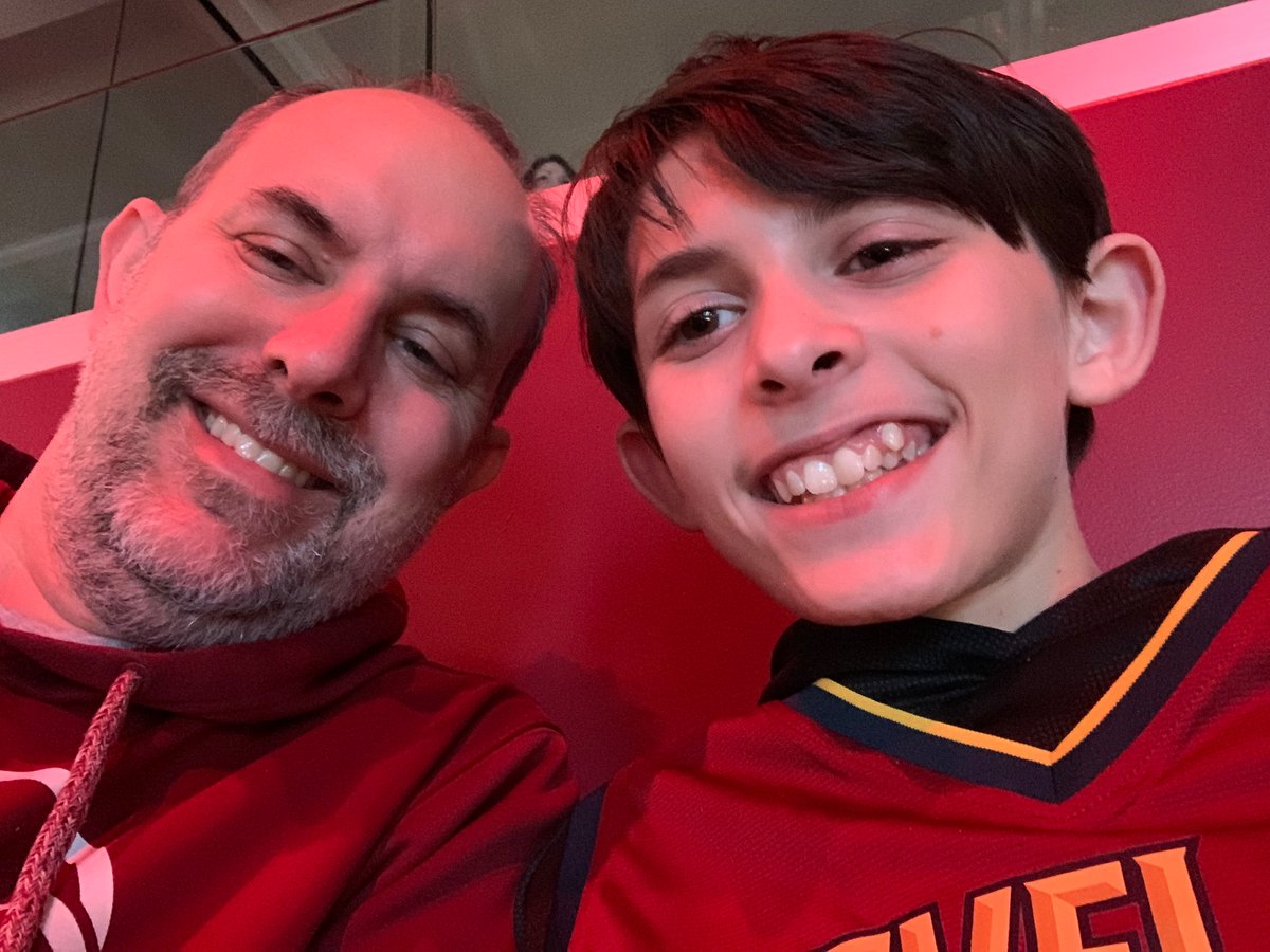 adamsavett's tweet photo. Helping the Cavs to try and pull out a win with the biggest little Cavs fan in the Land #LetEmKnow https://t.co/Yq3t1u7JwU