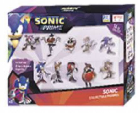 Sonic The Hedgehog Prime Collectible Figures Series 1 2.5 Mystery Pack 1  RANDOM Figure, Blind Box PMI - ToyWiz