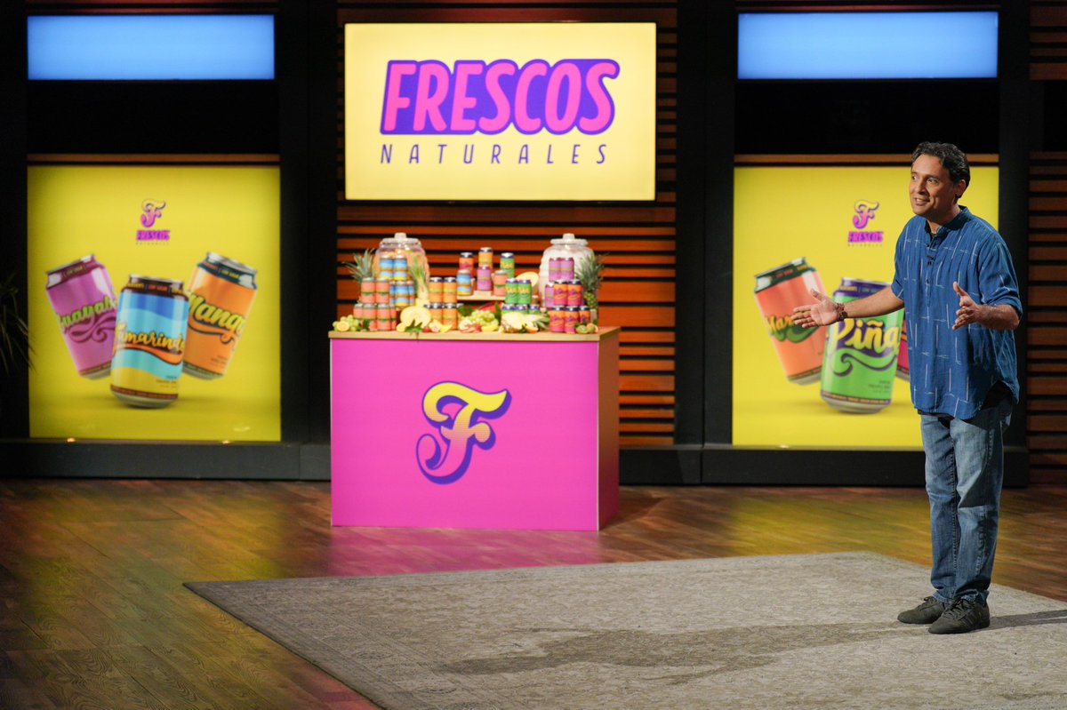 DanielLubetzky's tweet photo. Juan from #frescosnaturales had a poetic way with words! So mesmerizing to listen to #SharkTank @ABCSharkTank https://t.co/LOVEyU9Cya