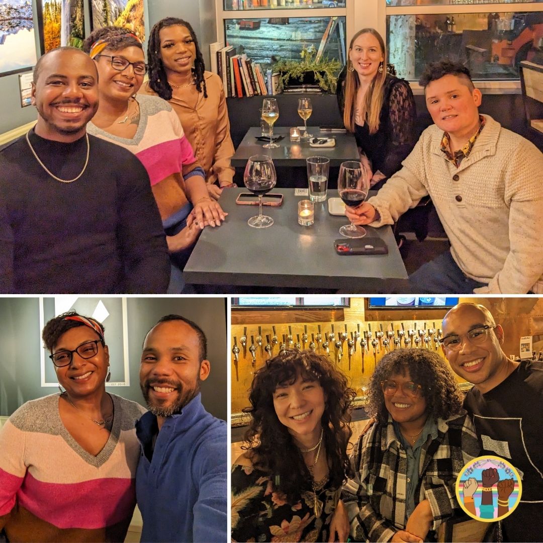 lavrights's tweet photo. What an evening! Thank you @footprintwine for graciously hosting us in your beautiful space, and to @theochocolate for providing sweet snacks in our goodie bags! We are so grateful to be able to meet with our donors. This journey is better with you! #lavenderrightsproject https://t.co/p7Hm84aYGt