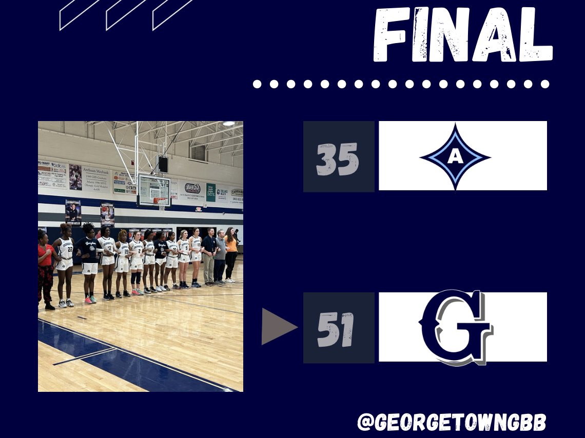 GeorgetownGBB's tweet photo. A 50🍔 and improvement to .500 in the Region is a great recipe for a great weekend!

FINAL: Georgetown 51, Aynor 35 https://t.co/KKbTAnw6jV