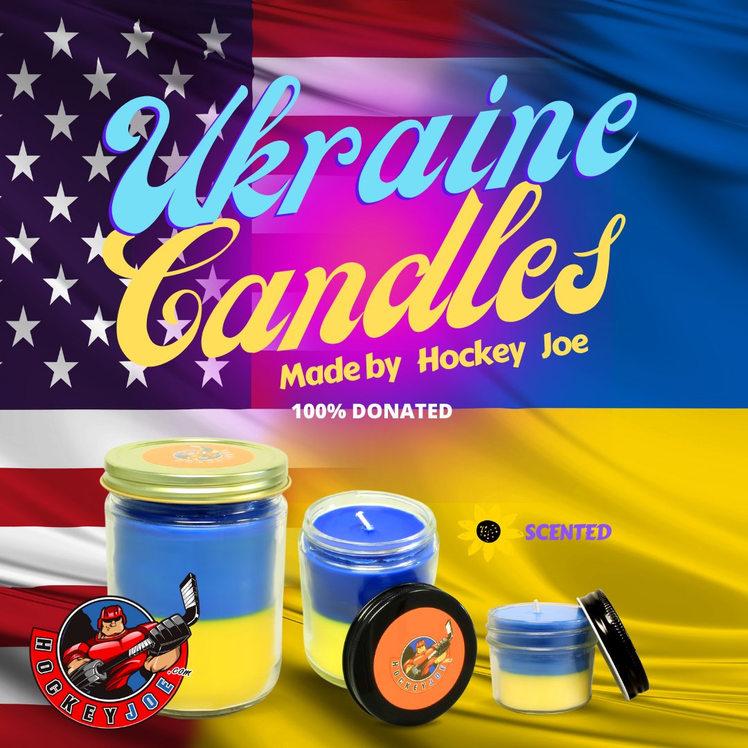 BuyBulkDisplays's tweet photo. Donation Auction - Ukraine Flag Candles, Soaps by Hockey Joe

AUCTION - https://t.co/kKOp10MUrv

Up for auction are the greatest candles and soap ever made by a hockey player.

#StandWithUkraine #UkrainiansWillResist #ukrainwar #Ukraine #ukrainian #HelpUkrainianRefugees https://t.co/62fVJJOwLy