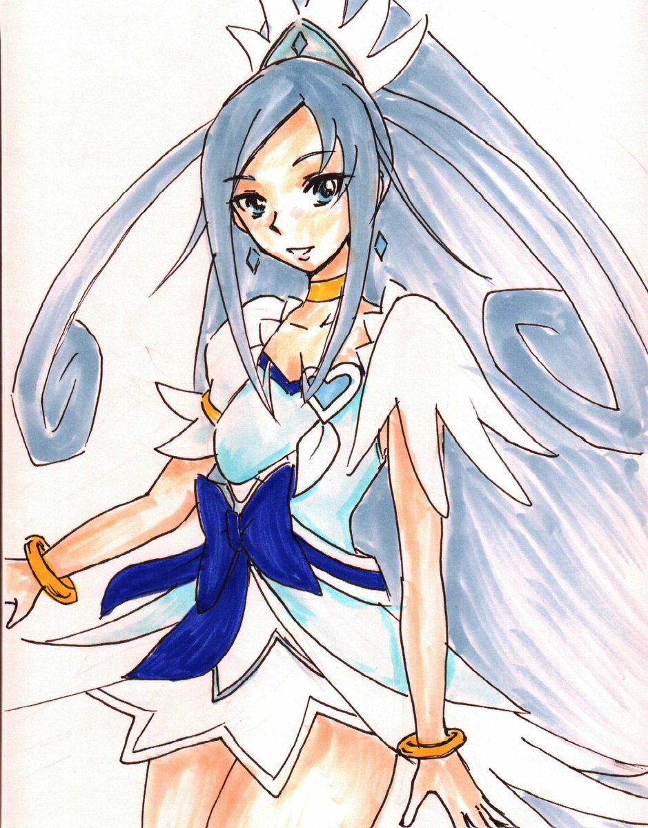 菱川六花 「#1日1六花(18,19,20)ダイヤモンド練習、描きかけで放置してた分含めて3」|沖庵のイラスト