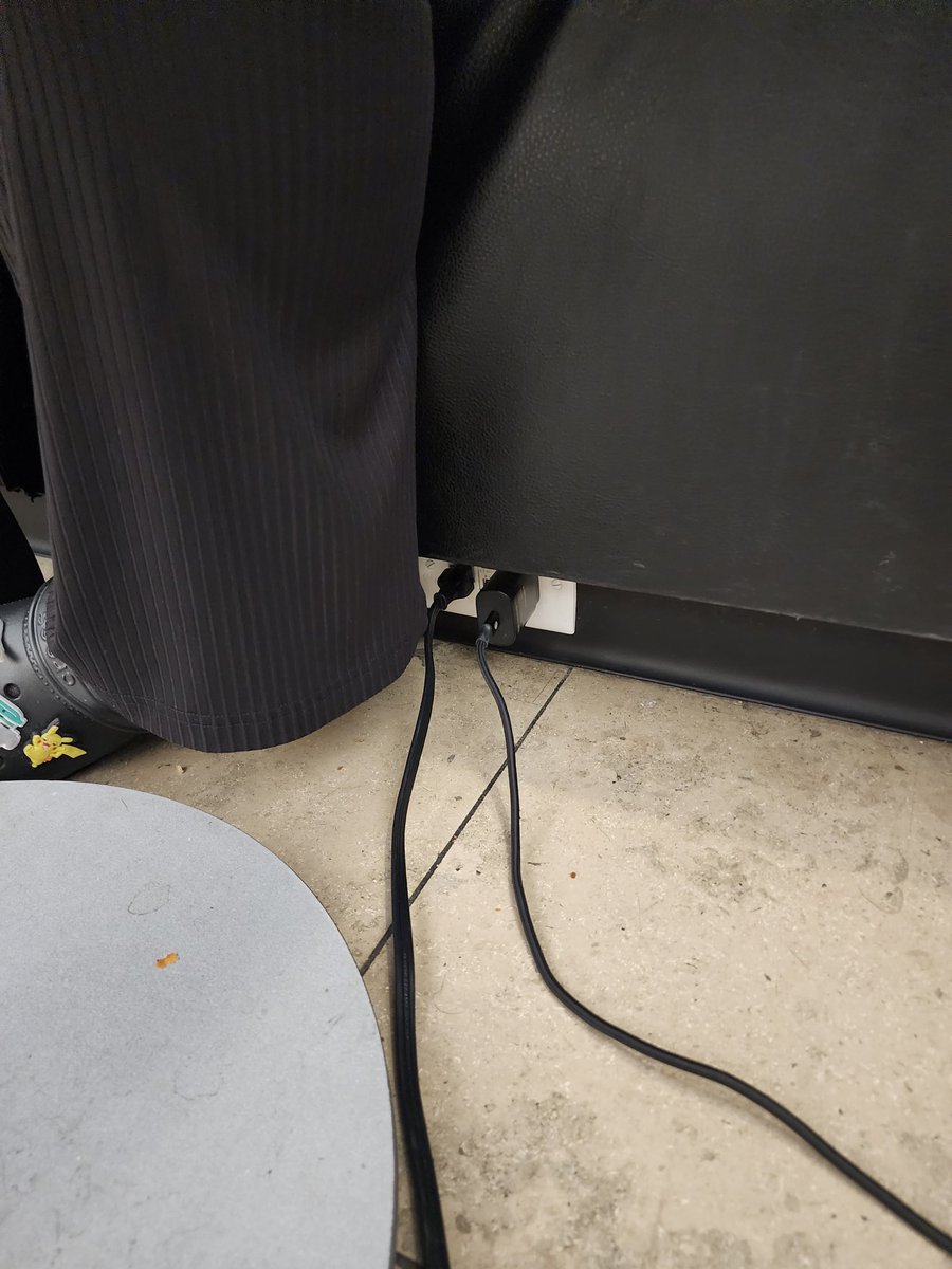 Please explain to me ( 65 years old) why the only place to plug in is one inch from the floor! I had to get on my hands and knees!!! <a href="/JohnWayneAir/">John Wayne Airport</a> 
This is wrong.