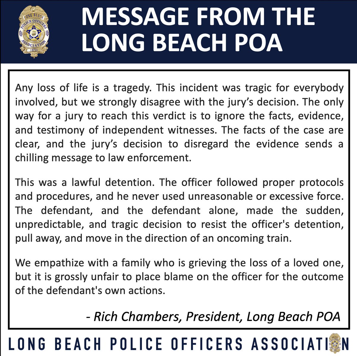 Long Beach POA tweet media