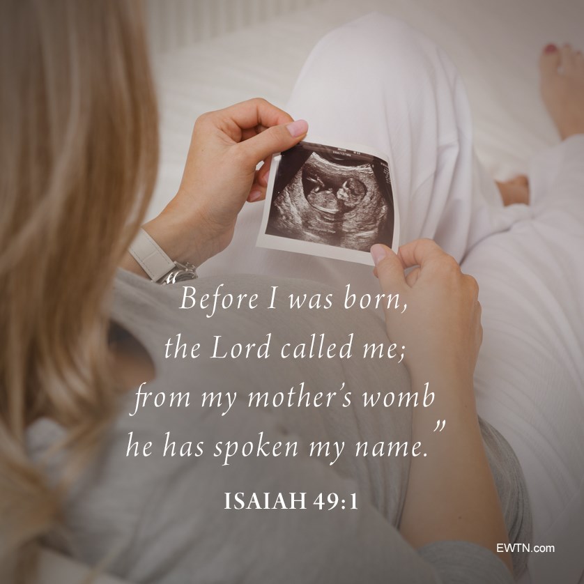 Every human being is unique and irreplaceable. Defend life at all stages, especially the unborn, who are particularly vulnerable to violence and destruction.

ewtn.com/prolife