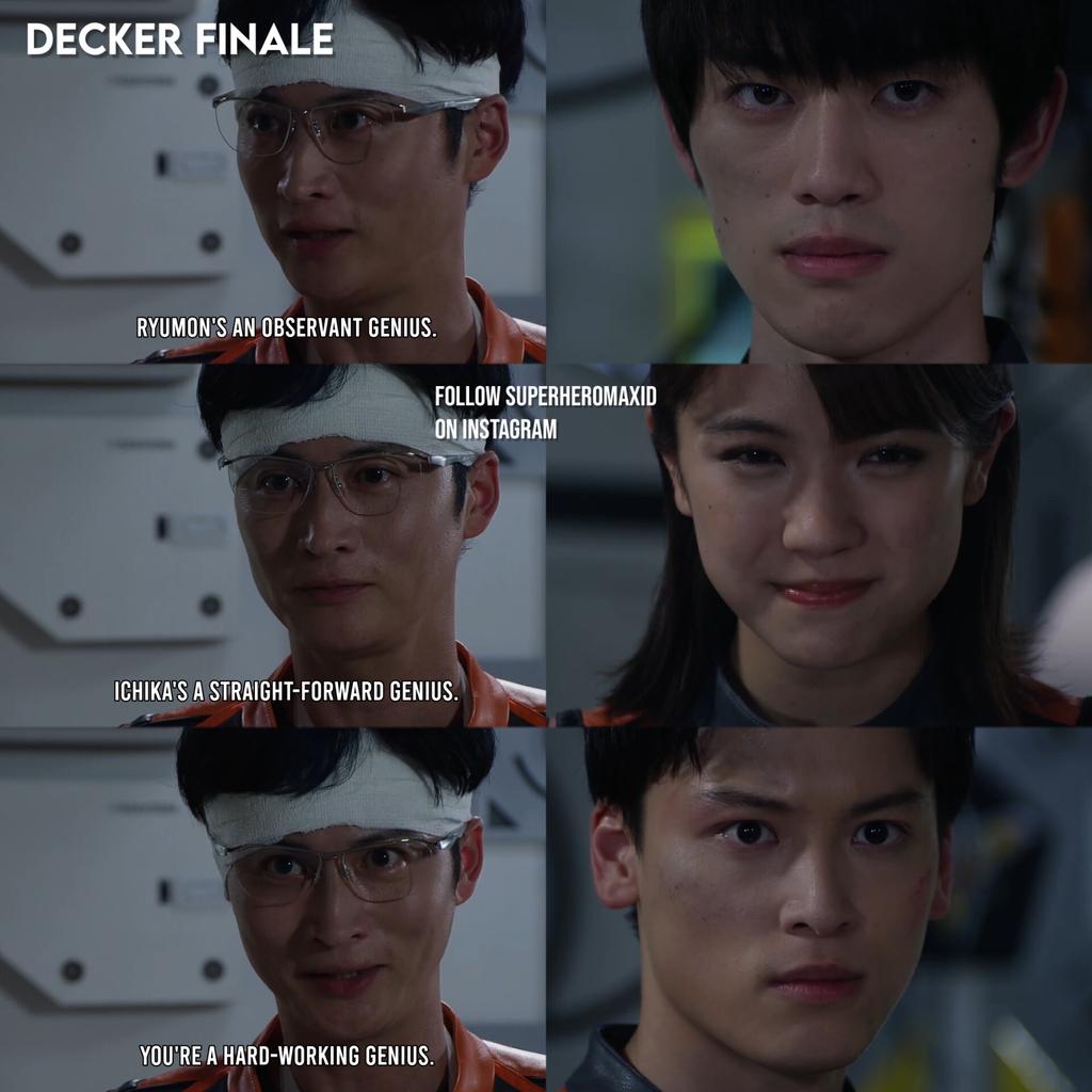SuperheroMAX_ID's tweet photo. Dia jenius, kamu jenius, semuanya jenius
#UltramanDecker
#DeckerFinale https://t.co/qNJHKQRY9H