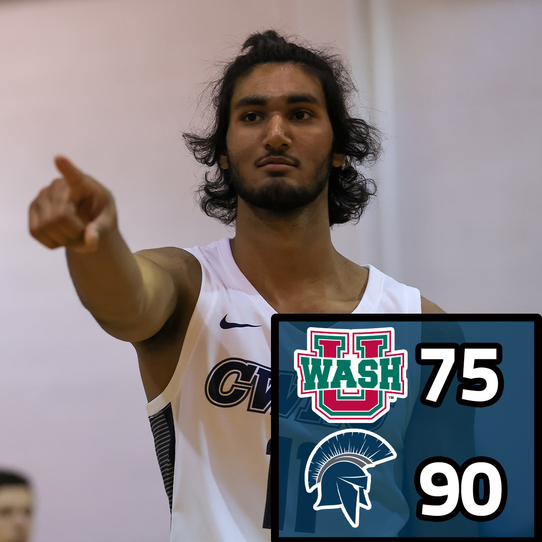 caseathletics's tweet photo. FINAL MEN'S BASKETBALL SCORE
No. 19 CWRU 90, No. 22 WashU 75

Rashid sets program record with 9 blocks; 7 pts

Spartans improve to 12-2 overall, 2-2 in UAA

Prendergast: 26 pts
Frauenheim: 17 pts, 7 asts, 6 rebs

CWRU hosts Chicago on Sunday at 12 PM

#CWRU #BlueCWRU #d3hoops https://t.co/aWTUNnGhTP