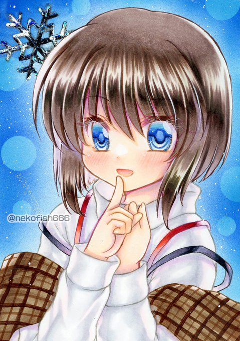 最後の一人、栞ちゃん。香里は私のお好みじゃないので、描かなかった...香里ファンに怒られるかなこれでKANONもコンプリート。次は何の作品か、お楽しみください。#Kanon #美坂栞 