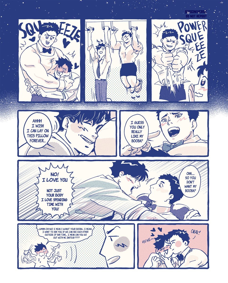 my little muscle bar AU for the Kuraodai zine. A salary man kuro just needed some comfort of a pair of nice and soft pillows to cry on 💼💪🦵🍻💦🧡

check out the aftersale!!! it's gonna end in Feb 5th!

#haikyuu #kurodai https://t.co/7na2yuXcgE 