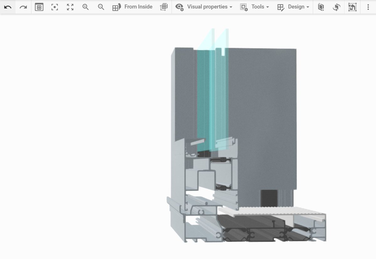 prefco_prefna's tweet photo. Now that escalated quickly! From 2D with cross-section to real #3D with realistic reflections to a fully-comprehensive #samplecorner for all your products! #prefweb our online #ecommerce tool will support your #sales #staff to sell your #fenestration products. https://t.co/zhrMqXwLLj