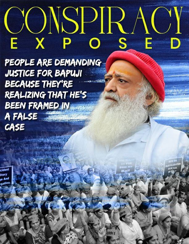 NOT even a SingleAllegation is Proved in Asaram Bapu Case

Everybody Knows itsTotally a FAKECase

NoMoreInjustice

WhyJudiciary is proving to beFailure In giving Justice To Bapuji?

Why INNOCENTSuffering inJail since10Yrs?
Bahut Hua Anyay

BOGUS Case Still Jailed

#न्याय_की_गुहार