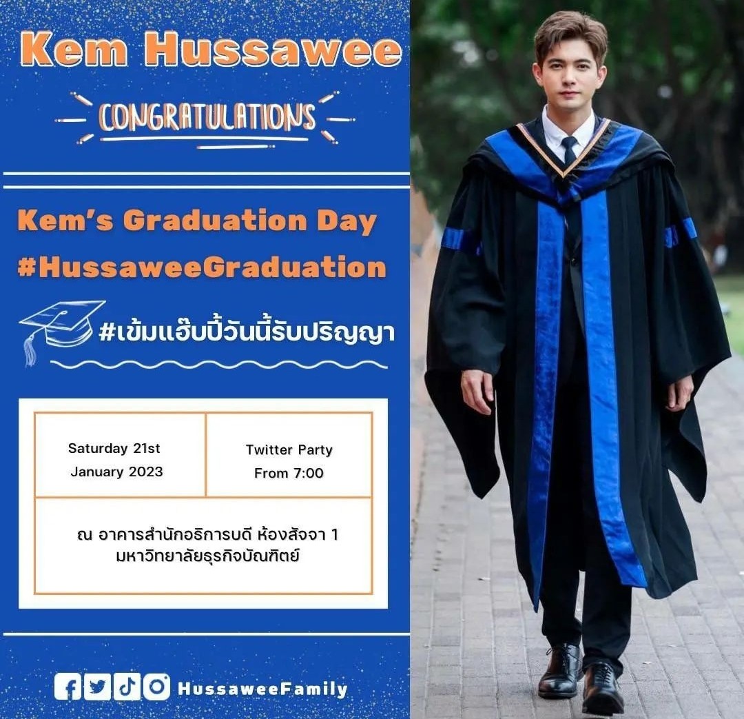 Ratrat35708776's tweet photo. เห็นนุ๋ประสบความสำเร็จก็ดีใจ
Kem's Graduation Day

#HussaweeGraduation
#เข้มแฮ๊บปี้วันนี้รับปริญญา https://t.co/XB69MpdRQ4