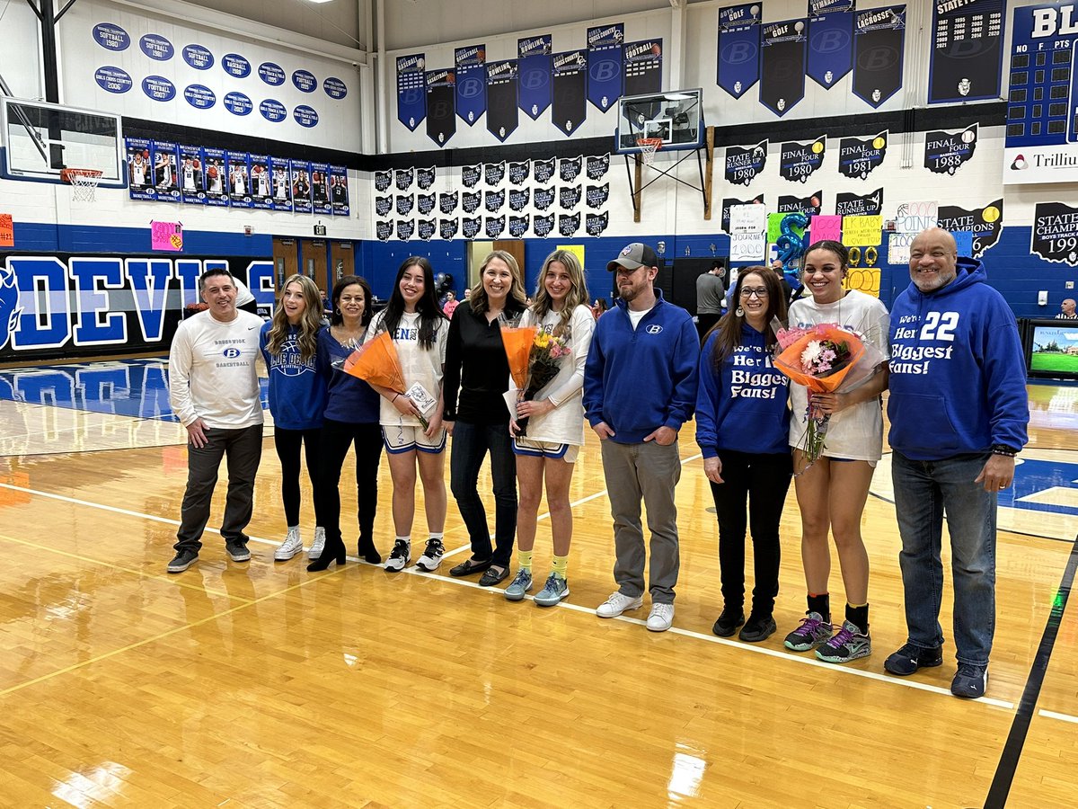 Great night of basketball tonight! Girls take down Strongsville 56-54 in a thriller on Senior night. The boys come back in the 4th to win 52-47 on a night we celebrate our guy Mick!!! #proudtobeabluedevil #GoBigBlue