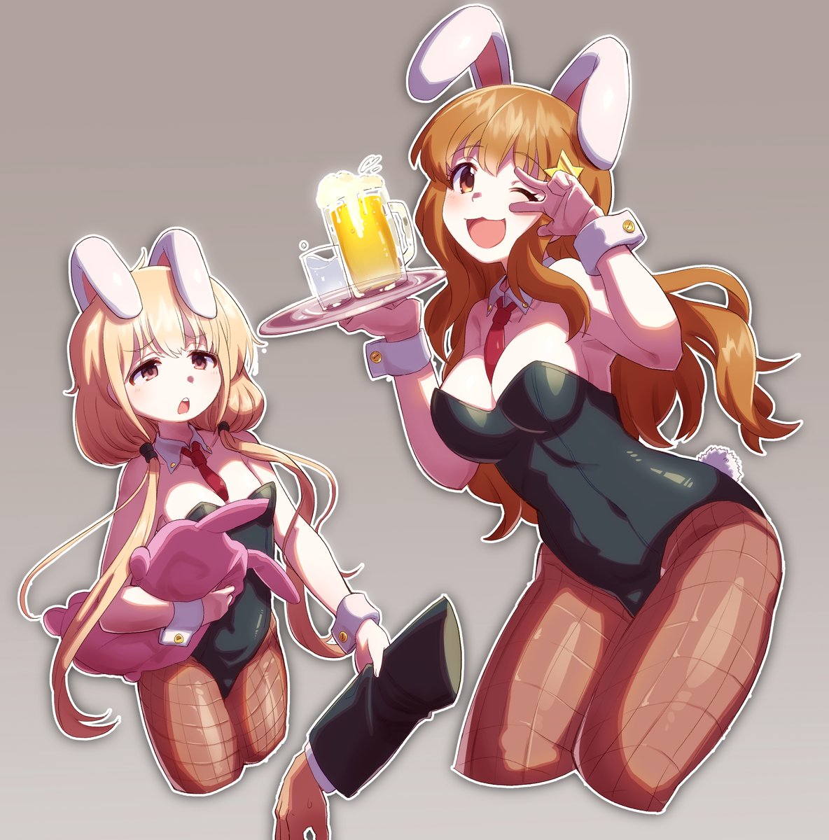 双葉杏 ,諸星きらり 「あんきらバニ 」|ウォーズ魔のイラスト