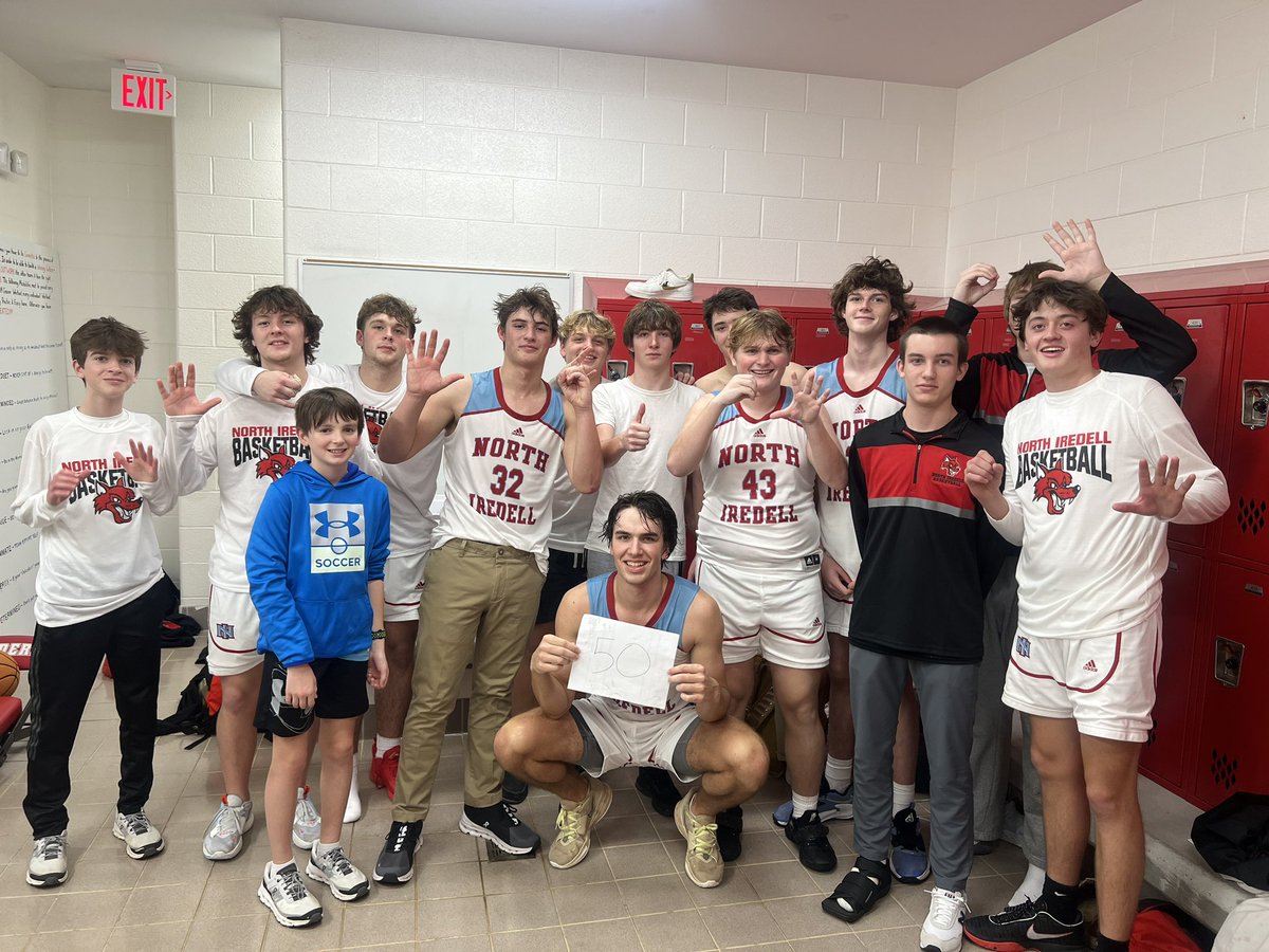 North Iredell Mens Basketball (@nihsbasketball) on Twitter photo Good team win tonight against Foard!
<a href="/BeckhamTharpe/">Beckham Tharpe</a> with 50, we repeat, 50 points tonight in the win!
He is a walking double/double averaging close to 30 a game on the season!
Congrats big fella!
<a href="/ty1ewis/">Tyler Lewis</a> <a href="/Coach_Rick57/">Rick Lewis</a> <a href="/langstonwertzjr/">Langston Wertz Jr.</a> Good team win tonight against Foard!
<a href="/BeckhamTharpe/">Beckham Tharpe</a> with 50, we repeat, 50 points tonight in the win!
He is a walking double/double averaging close to 30 a game on the season!
Congrats big fella!
<a href="/ty1ewis/">Tyler Lewis</a> <a href="/Coach_Rick57/">Rick Lewis</a> <a href="/langstonwertzjr/">Langston Wertz Jr.</a>