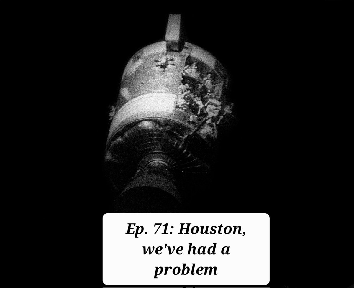 SpaceRacePod's tweet photo. NASA's finest hour! Hear more: https://t.co/waIxyFucpt

#apollo13 #podcast #history #nasa #disaster #spacerace #rescue #docuseries #forallhumankind #tomhanks #podcasting #moon https://t.co/yiVc7CHYsj