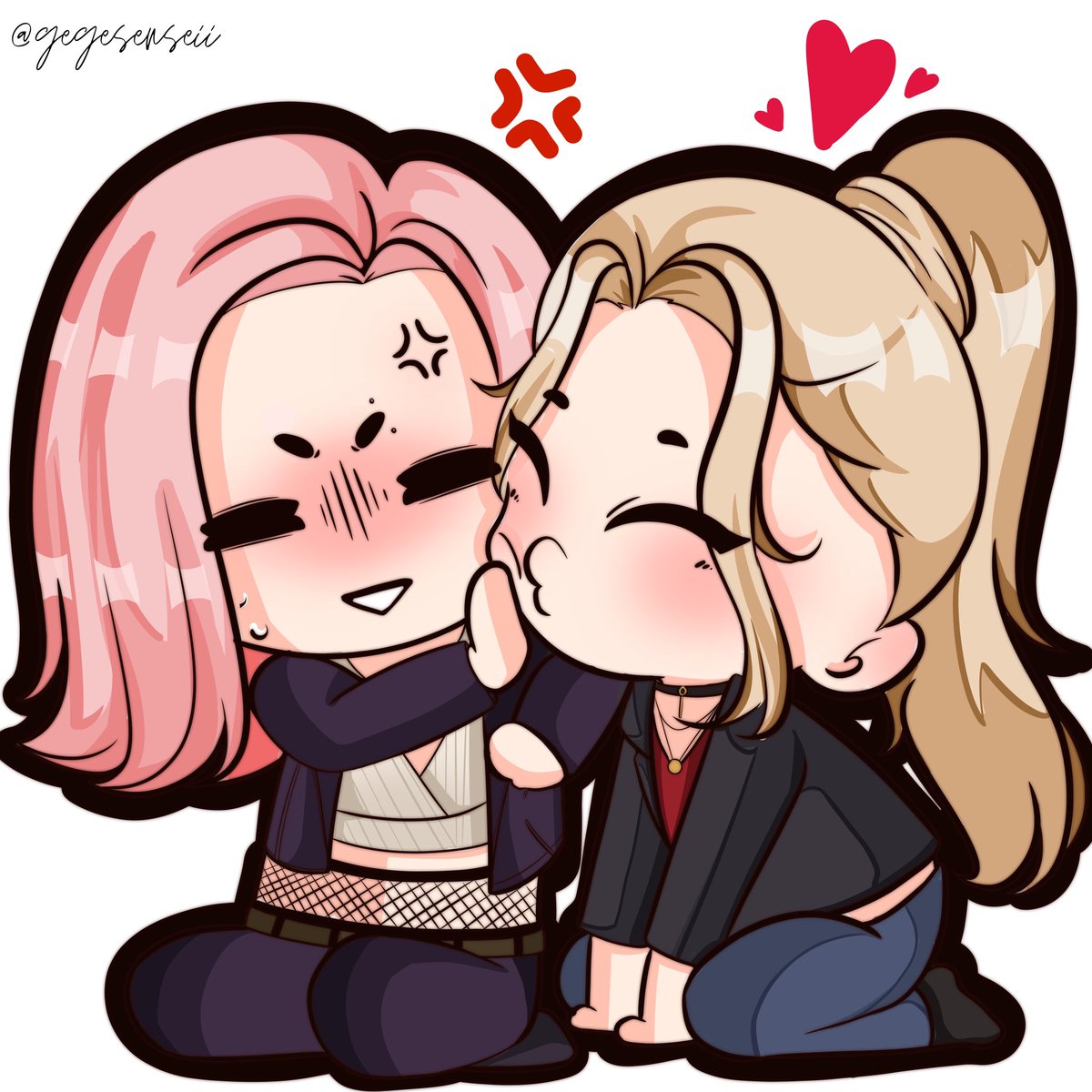 WLWChoicesFan's tweet photo. Cas and Parker in chibi form are just too adorable for this world 🥹💖🫶🏻 
•
Thank you so much @gegesenseii for the commission!!! 💖💖💖
•
@PlayChoices 
•
#Choicesgame
#ImmortalDesires https://t.co/vFuLdIUuFV