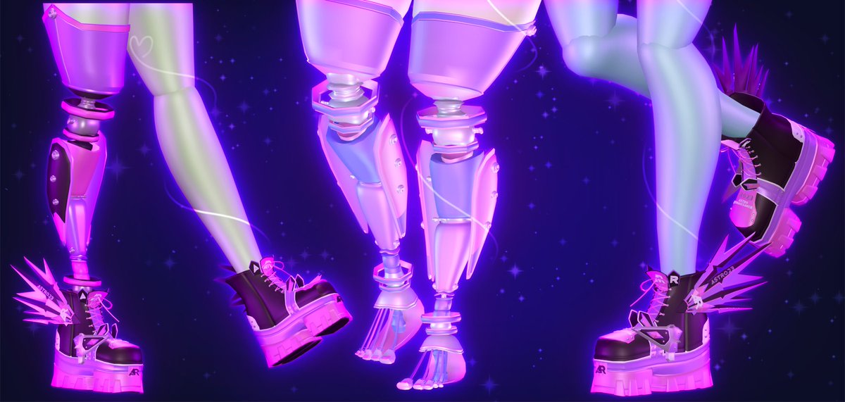 Astro 23 Shoes and Prostethic Legs! 🛸

Modeled by <a href="/pan_heeh/">pan!!</a> 
Inspired by IRL Shoes!