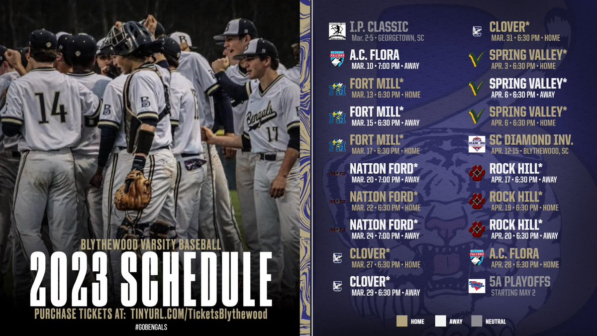 Season Schedule is here! Go Bengals! #NobodyCaresWorkHarder