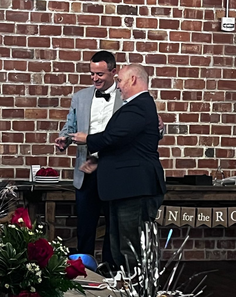 PeopleBankTrust's tweet photo. We’re excited to be at the @TroyChamber Banquet
Shout out to Austin Rhodes for receiving the President’s Choice Award. This award is given by the outgoing chamber president to an individual that has gone above &amp; beyond in service to the Troy Chamber &amp; community. Congrats Austin! https://t.co/vsYOtI3QHb