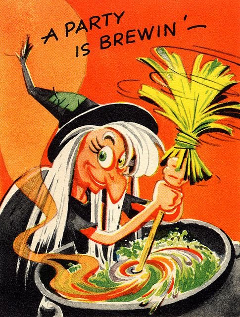 It’s the weekend so it’s time to party! Vintage Halloween party invitations. 
#Halloween #halloweenparty #weekend #HorrorCommunity