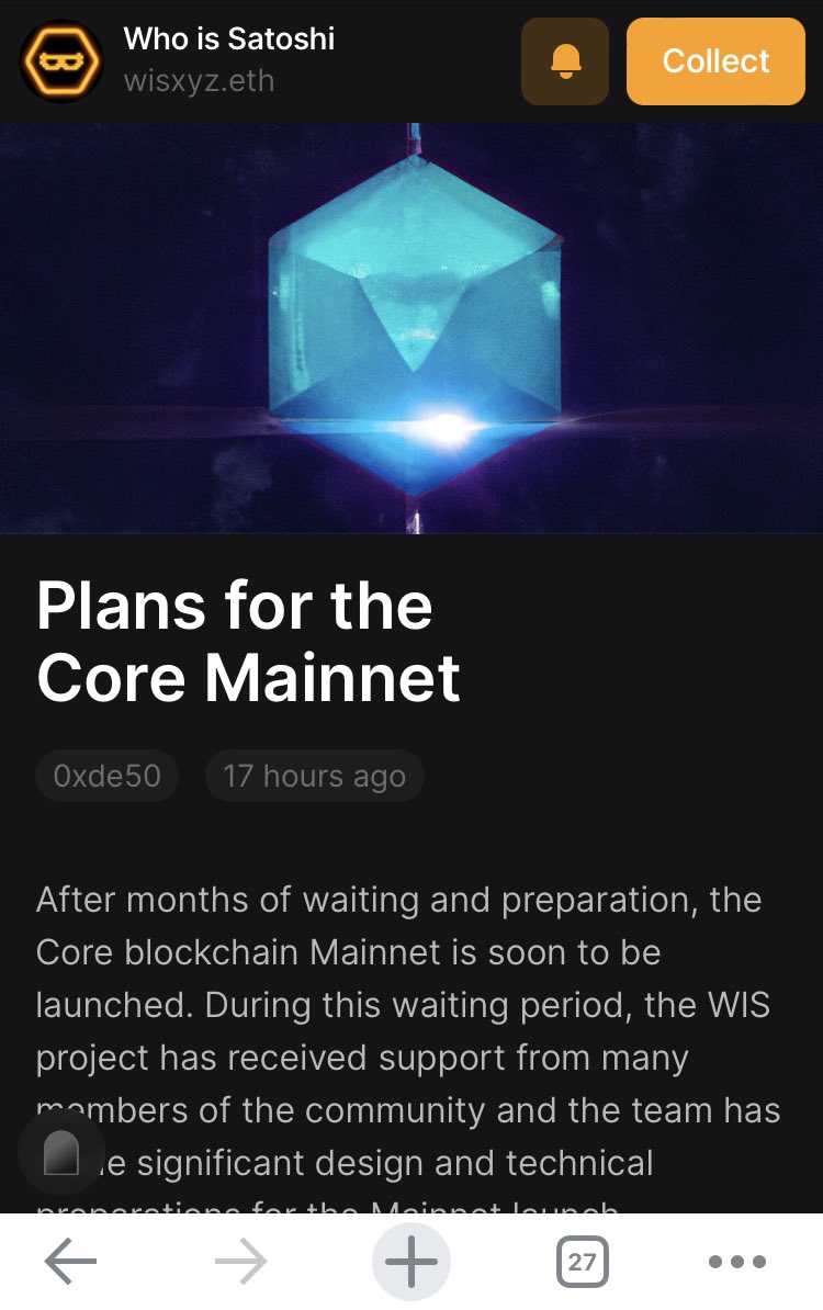 CoreHoneycomb's tweet photo. Plans for the Core Mainnet

@wis_xyz follow the root 

#CoreDAO #wis_xyz #Mainnet 
#BSC #OEX #SatoshiPlusConsensus #Web3 #infrastructure #NFT #DeFi https://t.co/GKSNrFOZDl