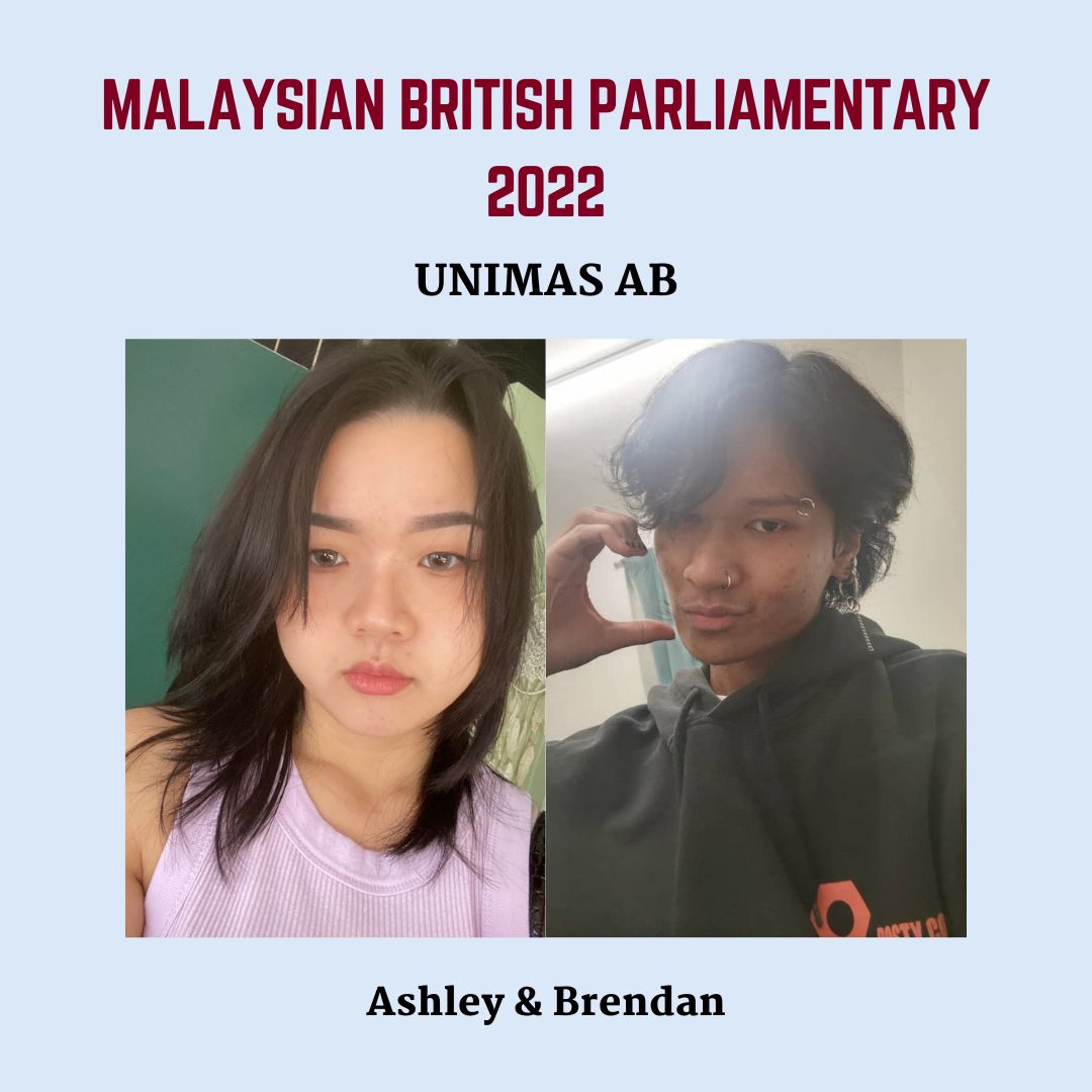 UNIMASDebaters's tweet photo. [MALAYSIAN BRITISH PARLIAMENTARY 2022 17-18 DECEMBER 2022]

Commiserations to Ashley and Brendan for participating in the Malaysian British Parliamentary 2022. They gave a good fight. 

Quid Est Veritas! https://t.co/Uz9TH2Muqi